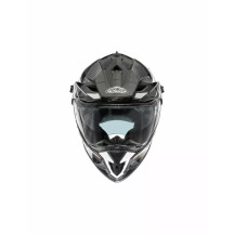 Casco Discovery Carbon EA — XS–XXL, gris brillo